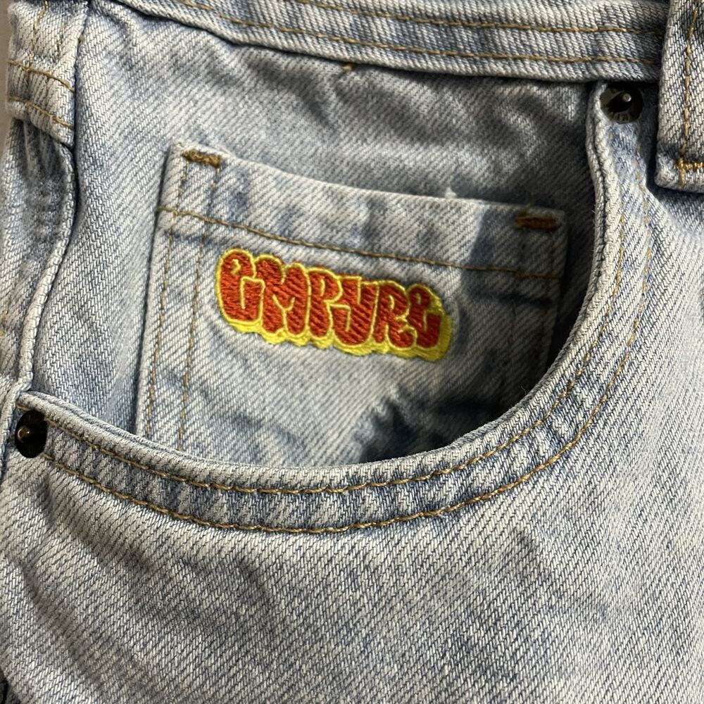 Empyre Relax Fit High Rise Denim Jeans Size 28 Blue Skateboarding Grunge Skate - Picture 6 of 9